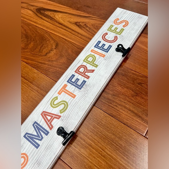 “Connor’s Masterpieces” Wooden Sign - Picture 2 of 7